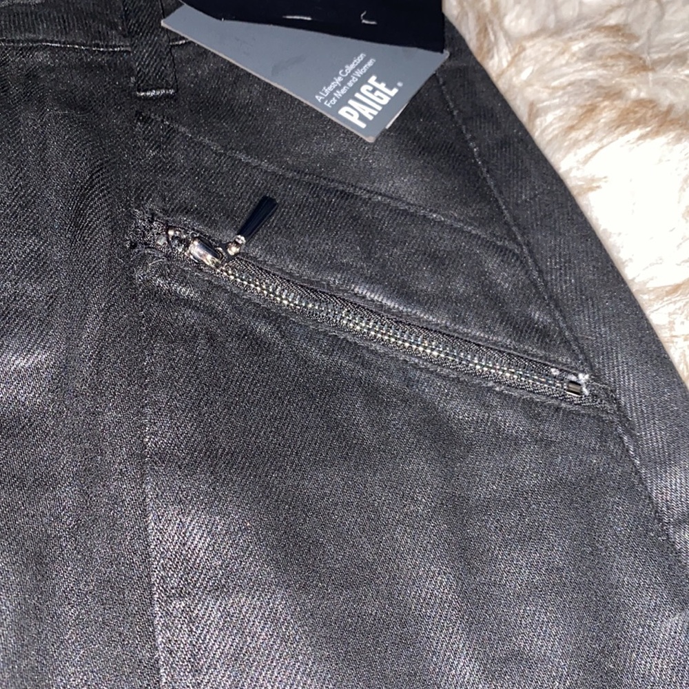 Paige Aideen Coated Mini Skirt - Picture 8 of 15